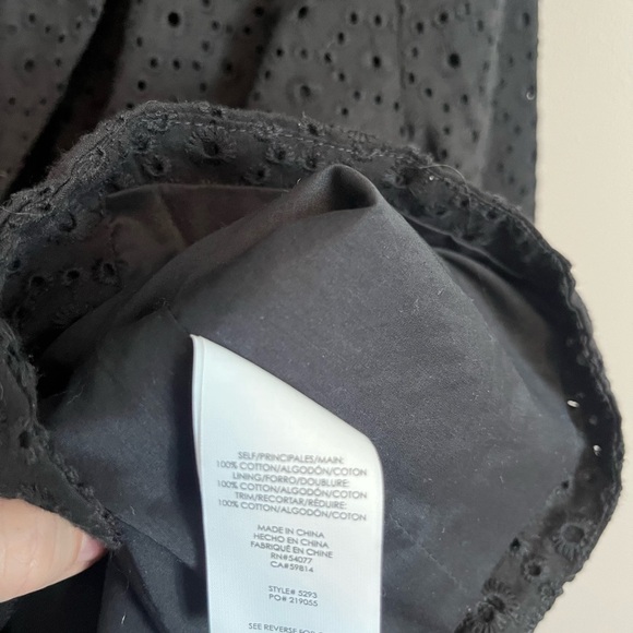 CAbi Black Flamenco Eyelet Blazer Long Sleeve Blazer Jacket EUC Sz 8 - Picture 10 of 10